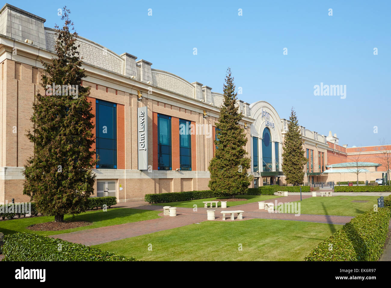 John Lewis store exterior at the Trafford Centre in Manchester UK Stock