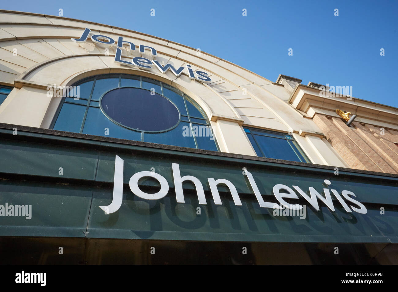 John Lewis store exterior at the Trafford Centre in Manchester UK Stock