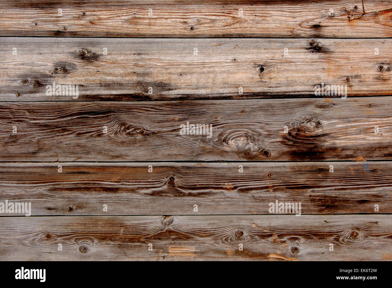 Old grunge wood panels. Brown wood plank wall texture background. Stock Photo