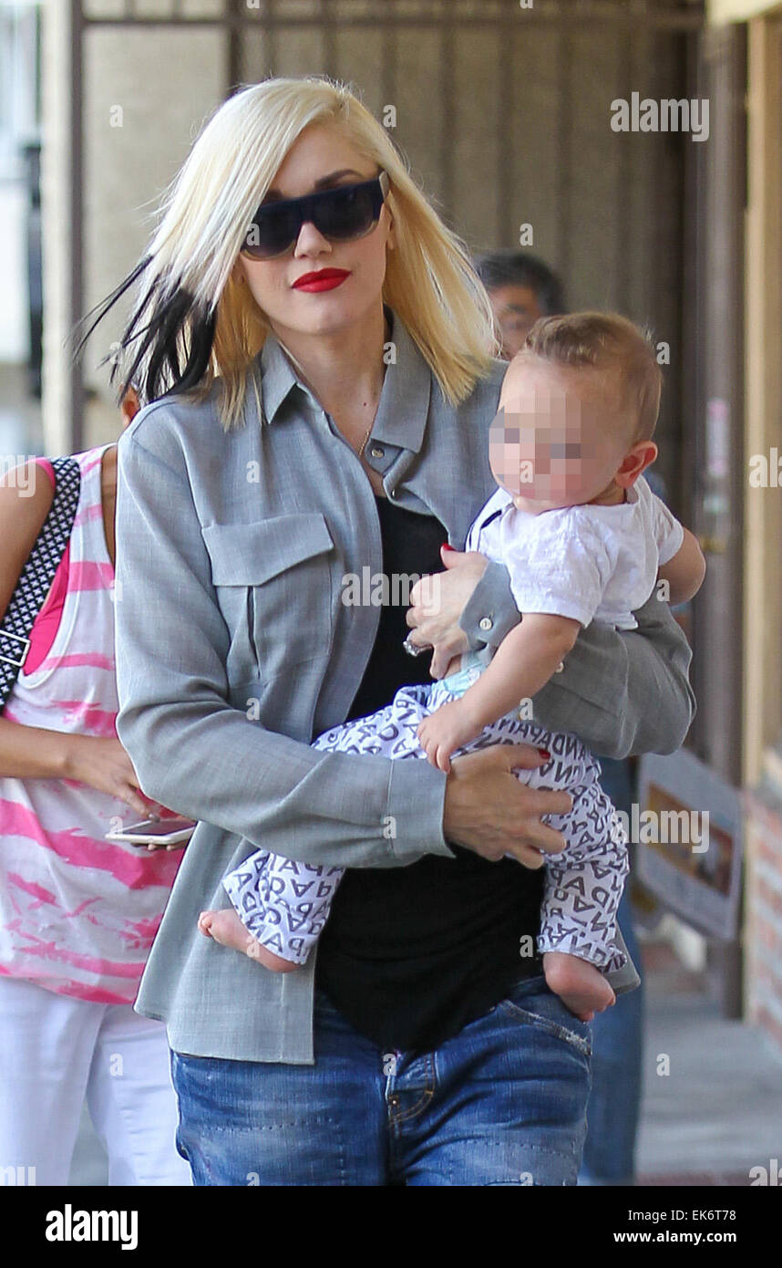 Gwen Stefani takes her youngest son Apollo Rossdale to visit her mother
