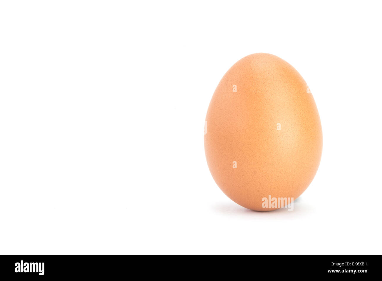 Close up brown chicken egg isolated on white background Stock Photo - Alamy