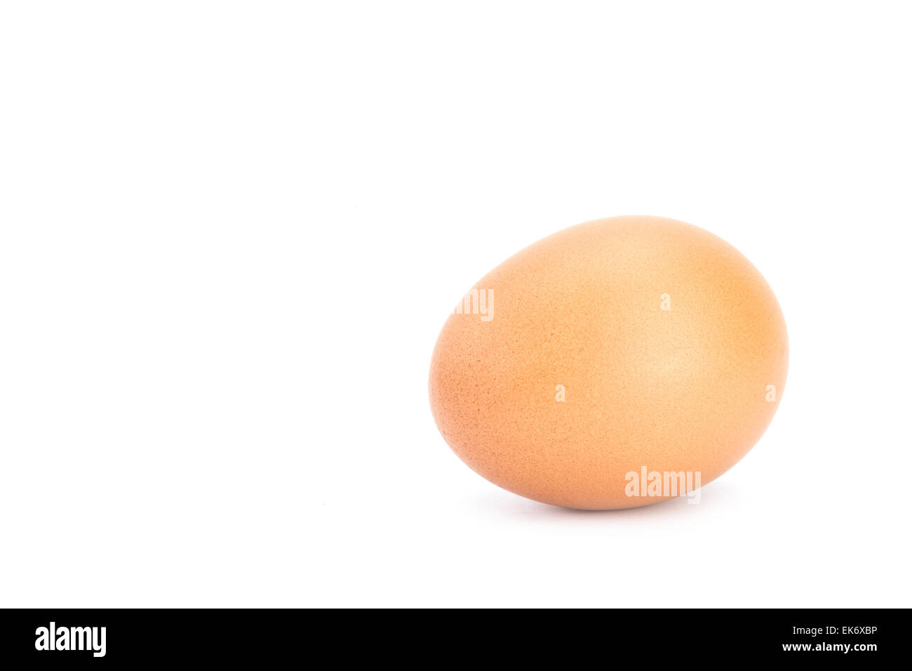 Close up brown chicken egg isolated on white background Stock Photo - Alamy