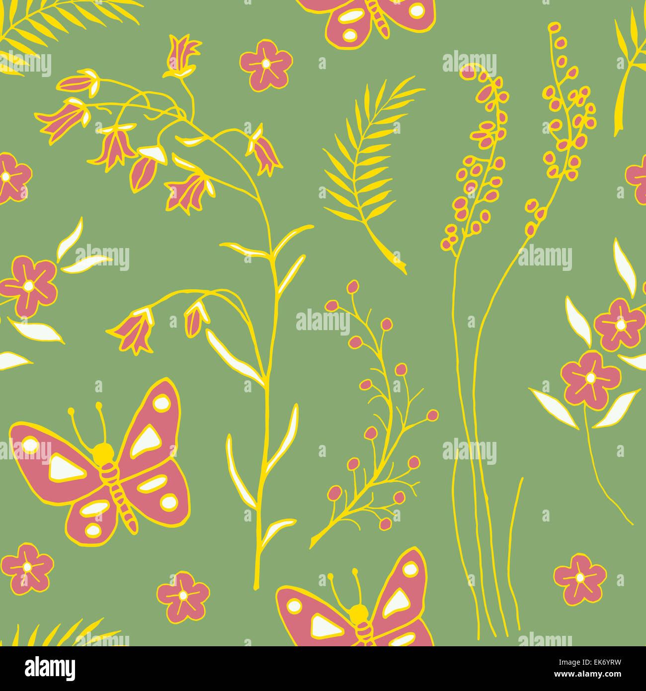 Beautiful spring pattern Stock Photo - Alamy
