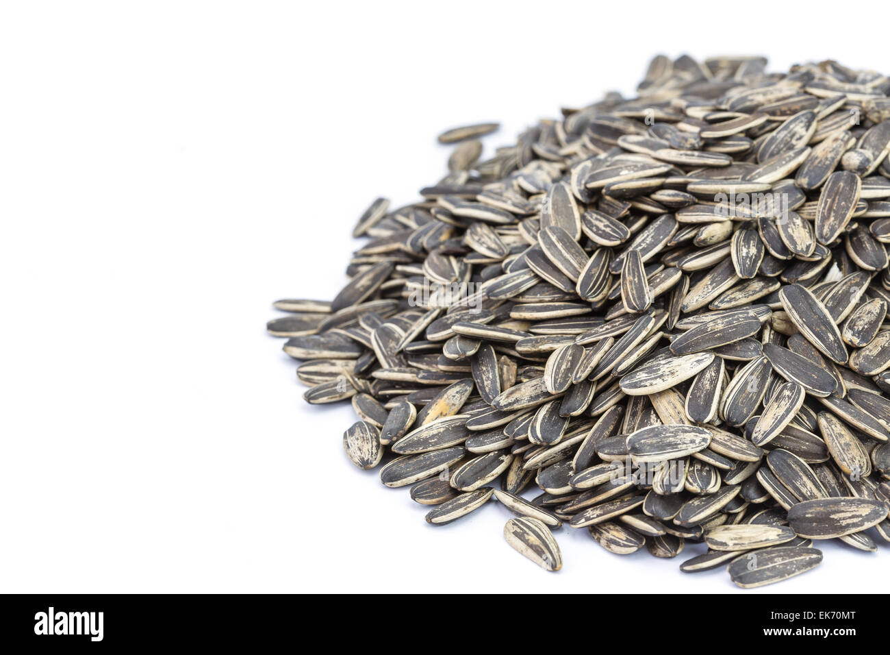 Sunflower seeds Isolated on White Background Stock Photo - Alamy