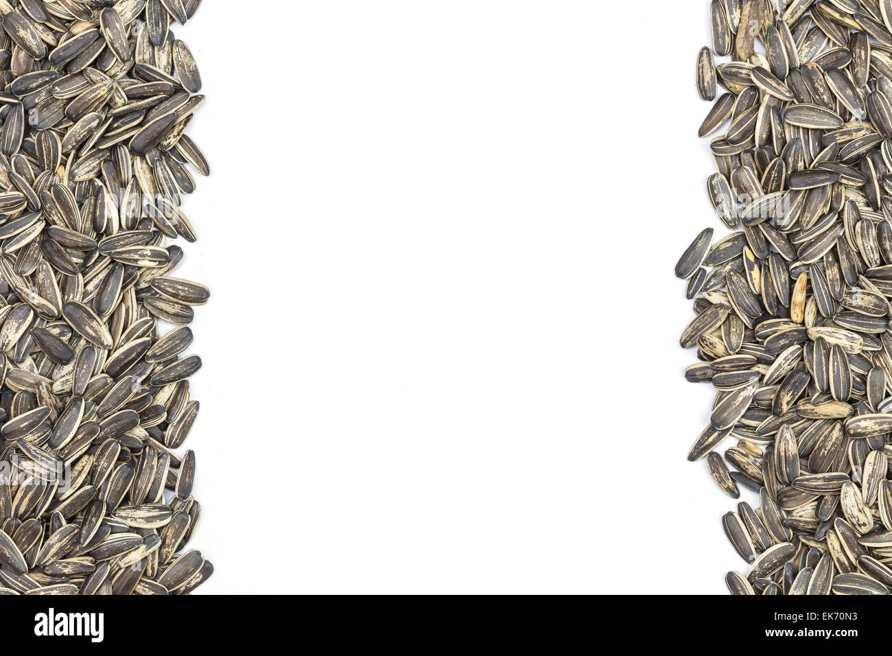 Sunflower seeds Isolated on White Background Stock Photo - Alamy