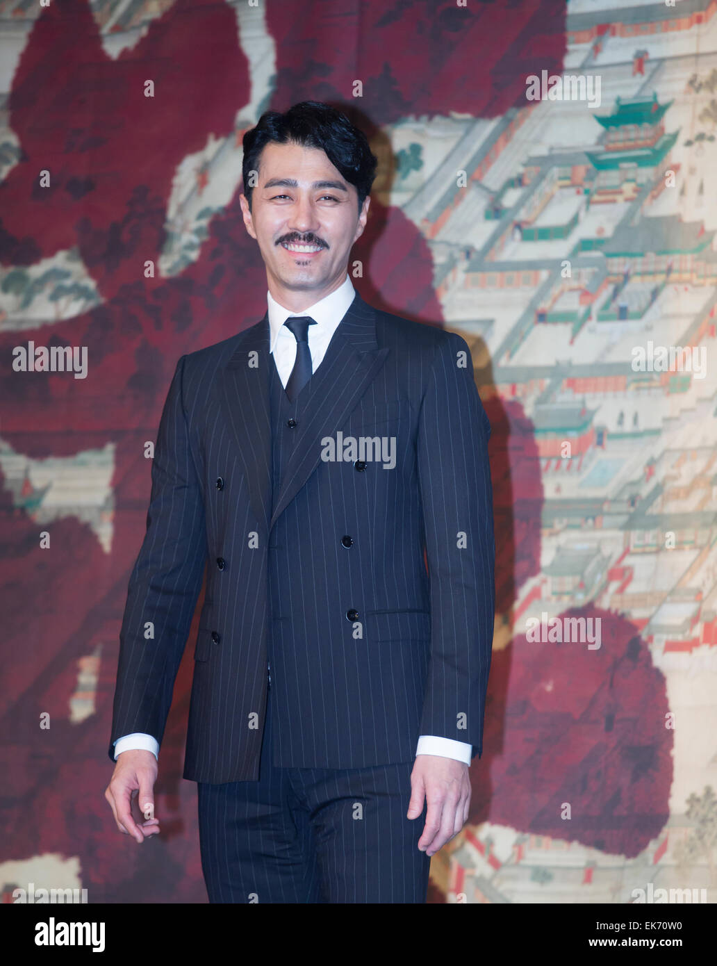 Cha Seung-Won, Apr 07, 2015 : South Korean actor Cha Seung-won attends