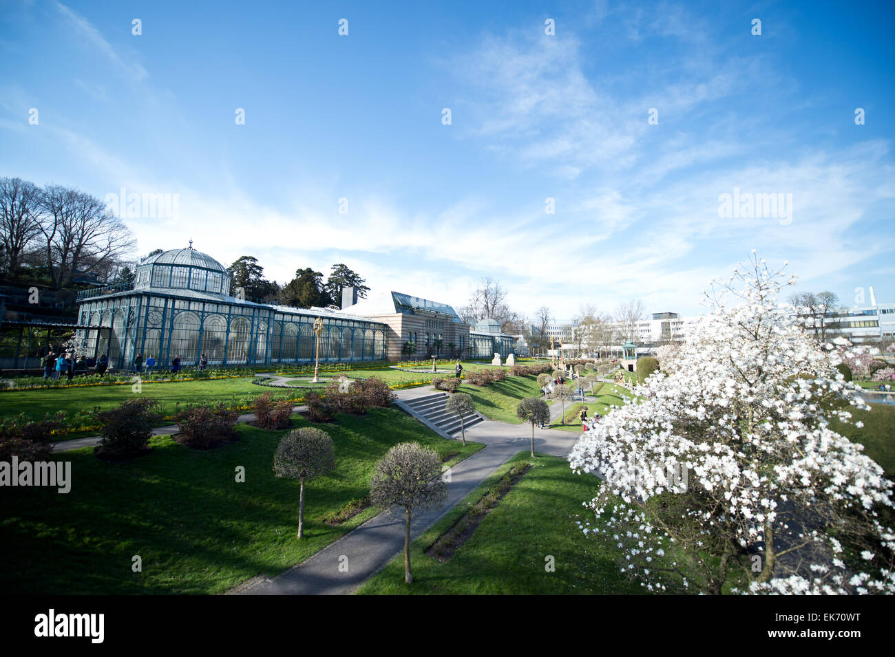 Stuttgart, Germany. 07th Apr, 2015. The Maurisches Landhaus seen in the ...