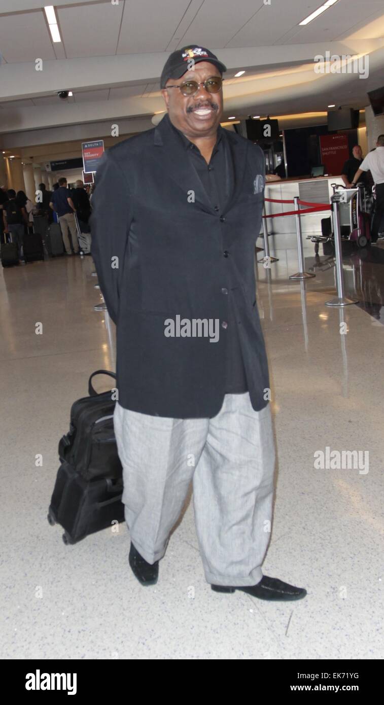 Actor and comedian J. Anthony Brown departs from LAX airport Featuring