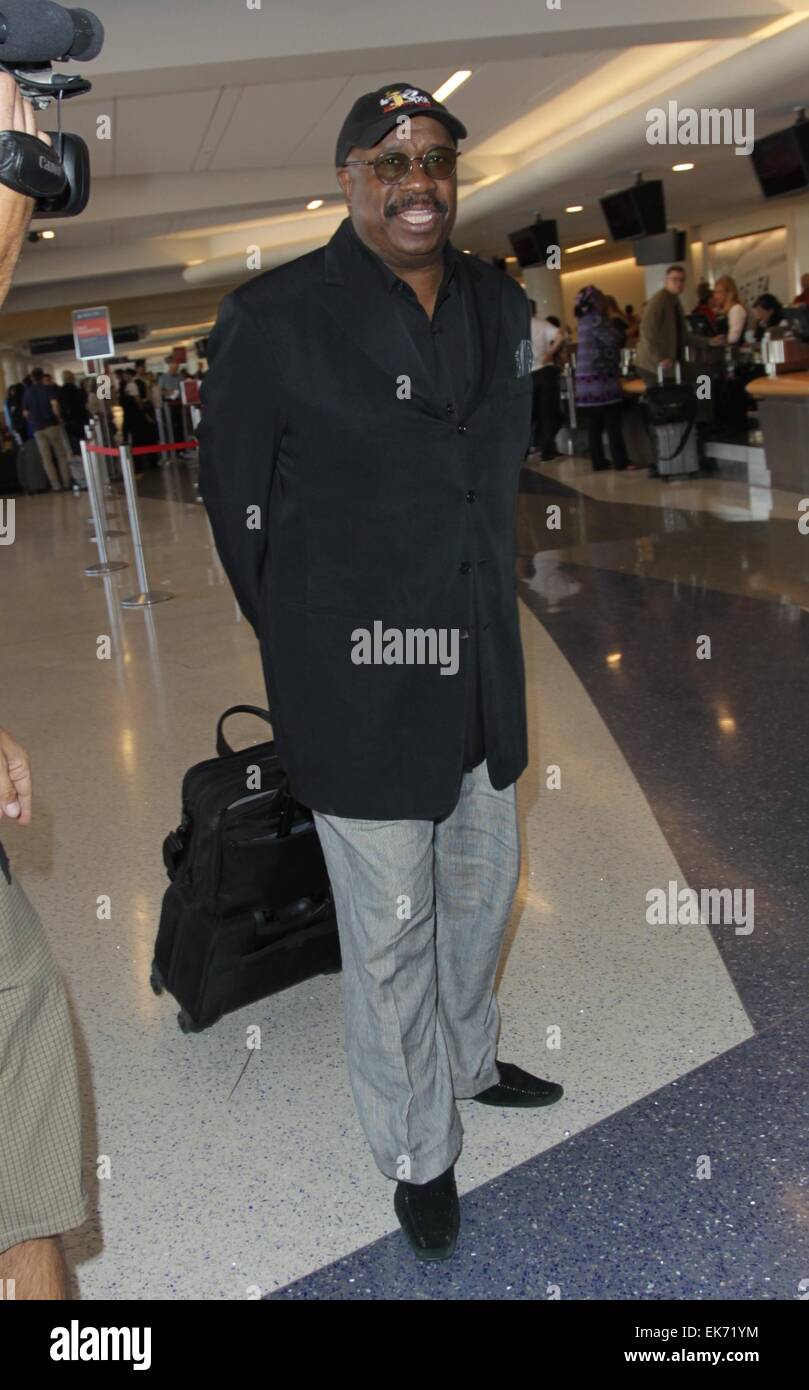 Actor and comedian J. Anthony Brown departs from LAX airport Featuring