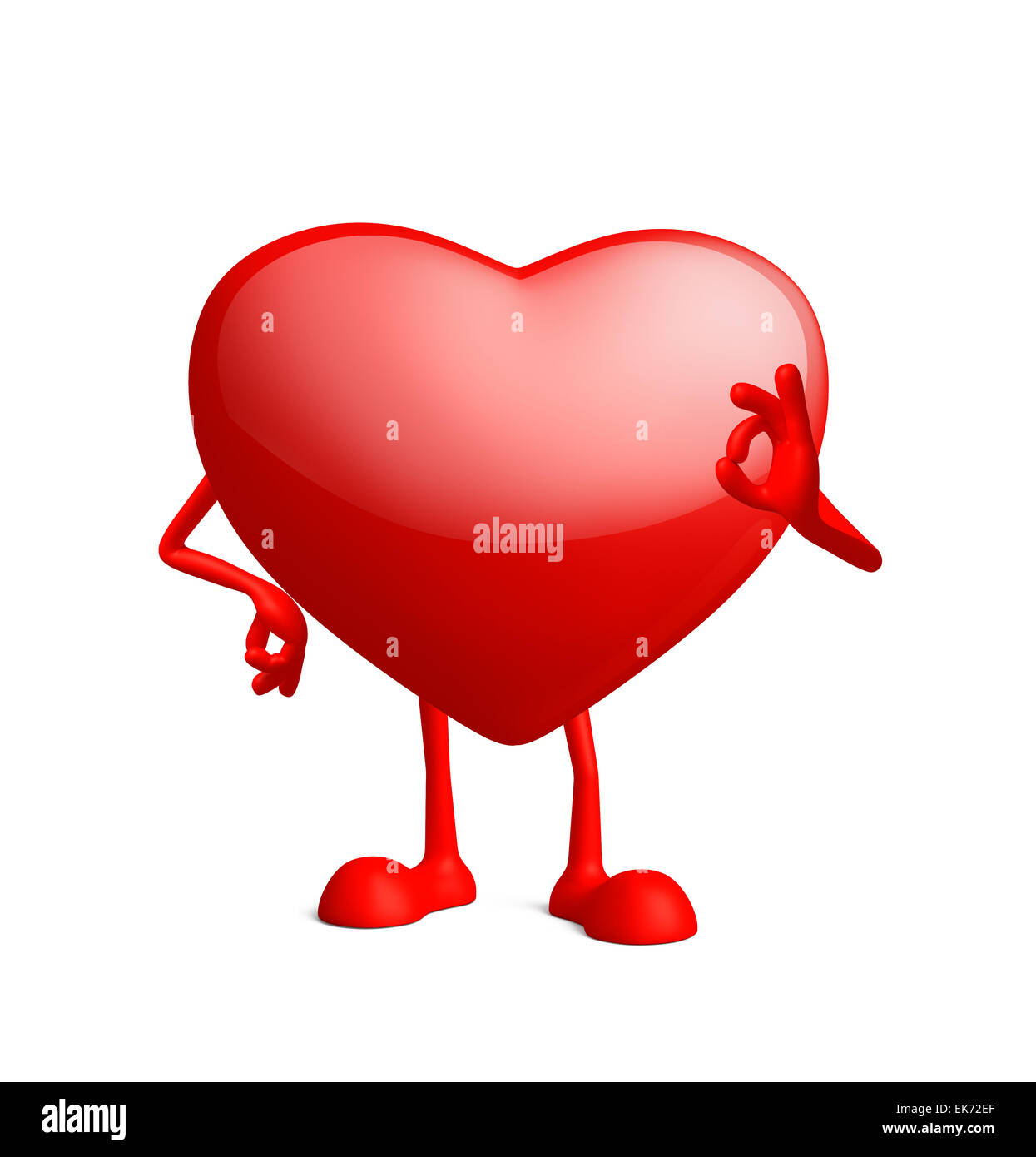 Illustration of 3d heart character with best sign Stock Photo - Alamy Illustration of 3d heart character with best sign Stock Photo - Alamy