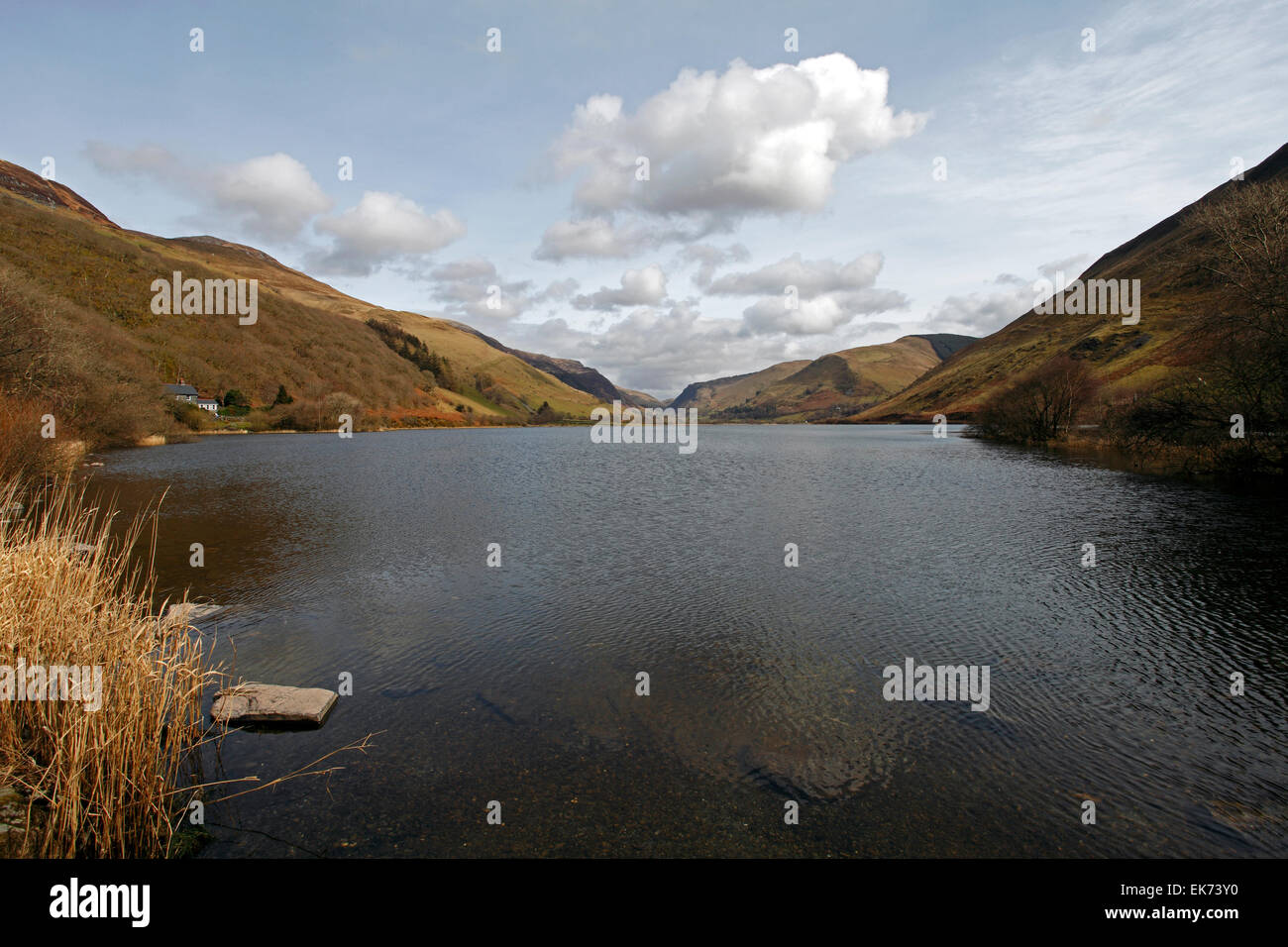 Llyn Mwyngil, Llanfihangel-y-Pennant, Near Cadair Idris. North Wales. Stock Photo