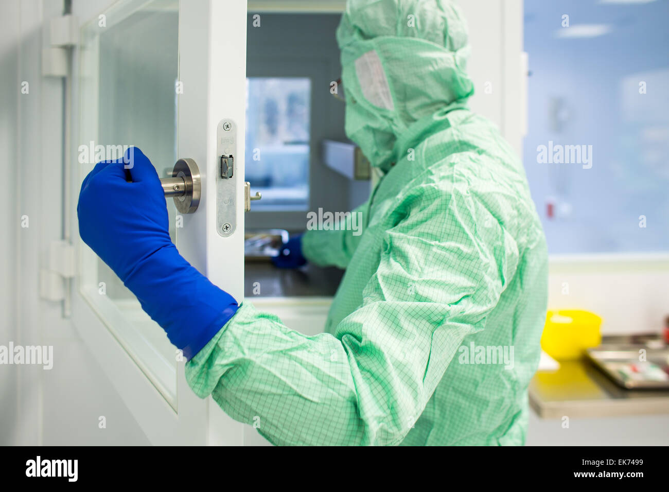 Work Lab Clean Work in super clean lab environment - (shallow DOF; color toned image ...