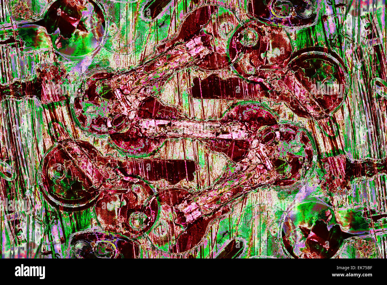 Abstract image of the print of keys Stock Photo Alamy