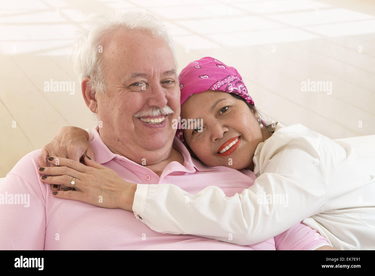 Senior couple portrait Stock Photo