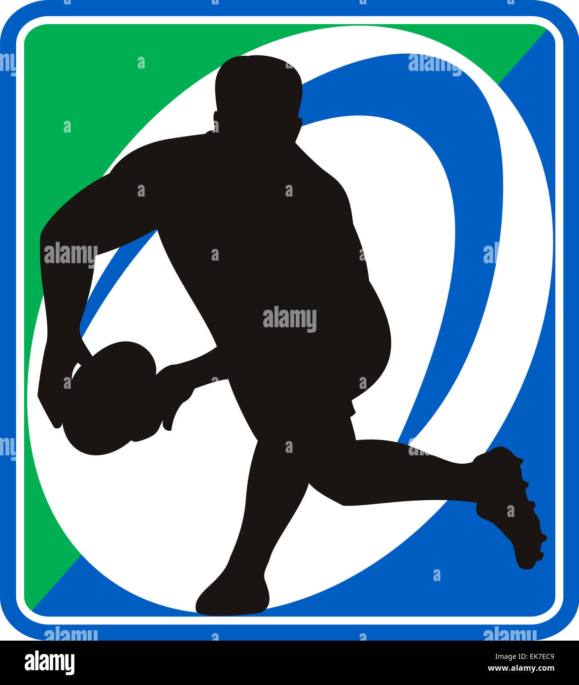 rugby player passing ball Stock Photo Alamy