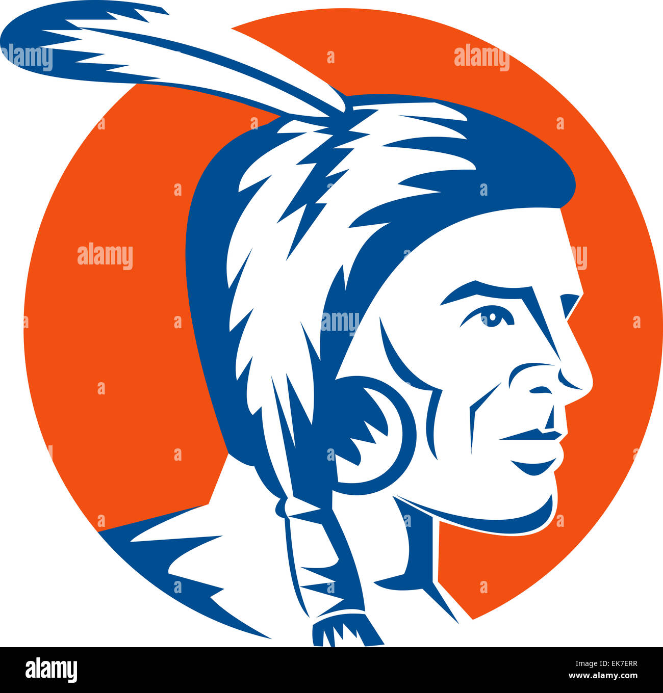 Indian chief mascot hi-res stock photography and images - Alamy