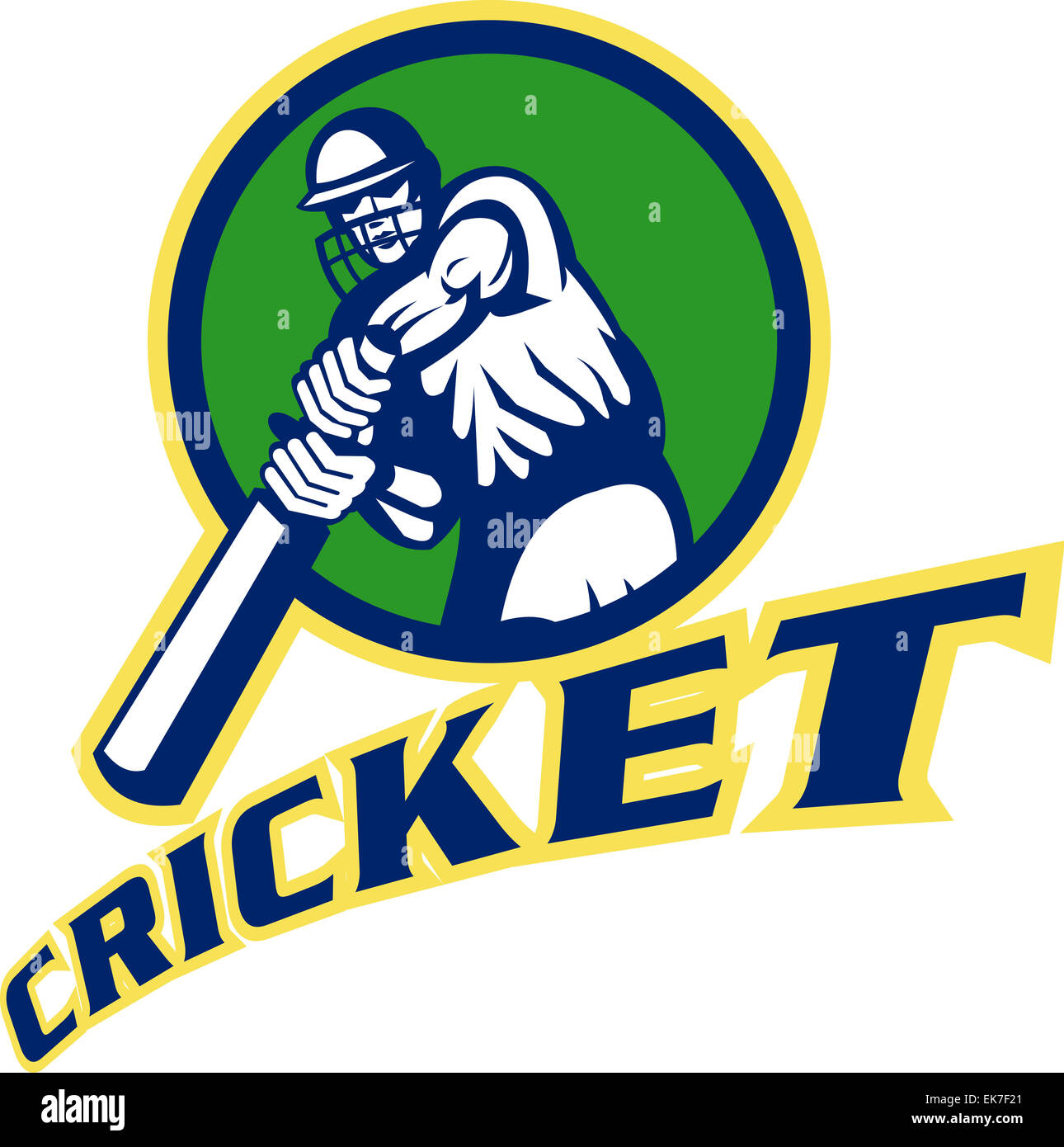 cricket batsman batting Stock Photo Alamy
