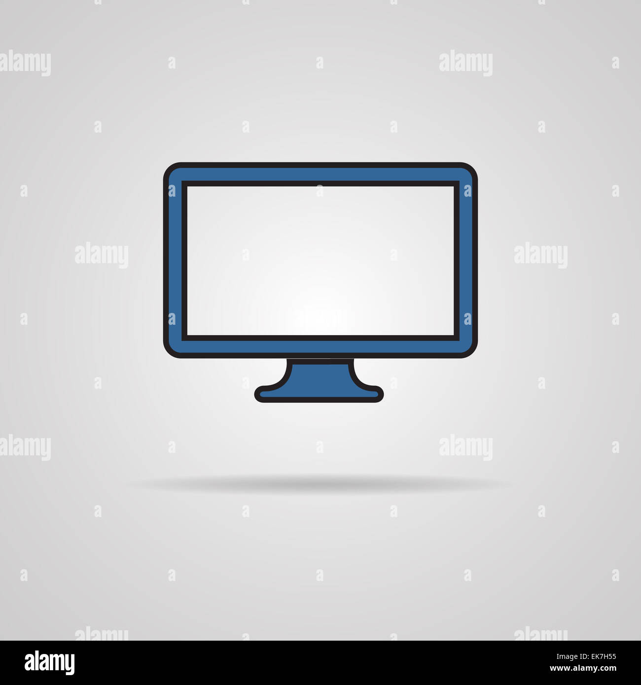Vector monitor icon Stock Photo