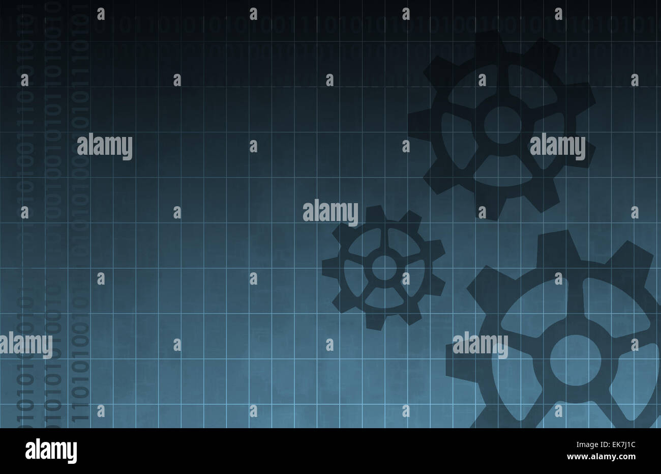 Cog blueprint background gear hi-res stock photography and images - Alamy