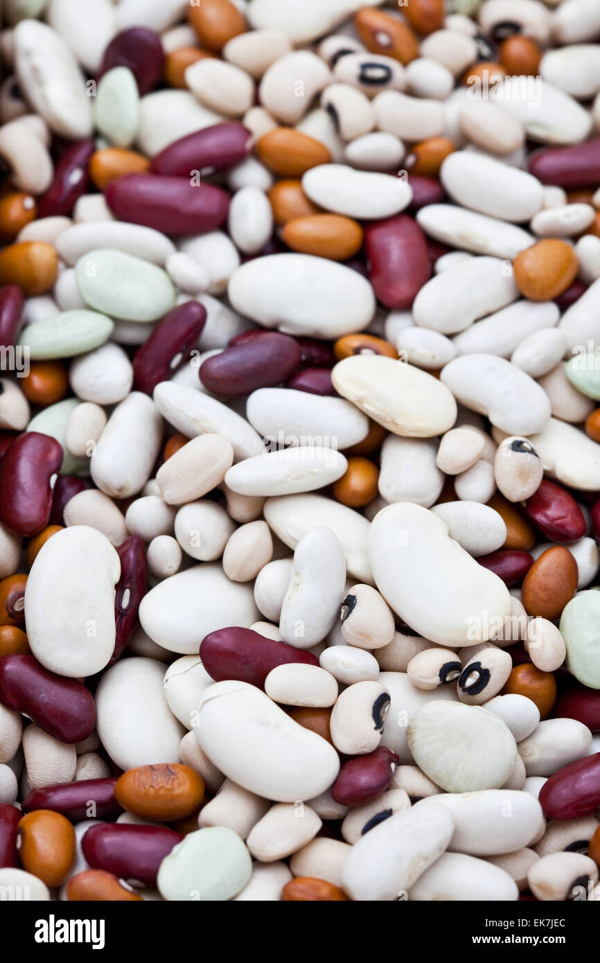 Mixed dried beans Stock Photo Alamy