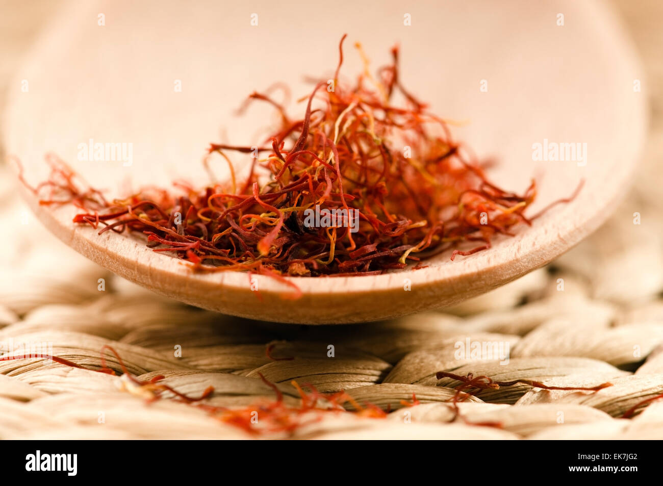 safran. herbs and spices Stock Photo Alamy