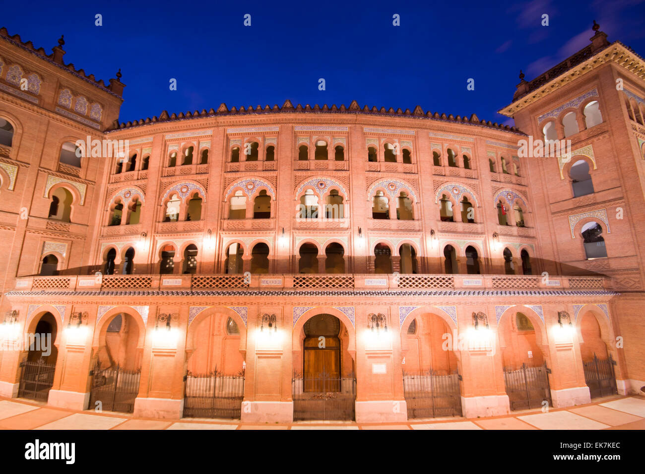 Madrid's bullfighting arene Stock Photo