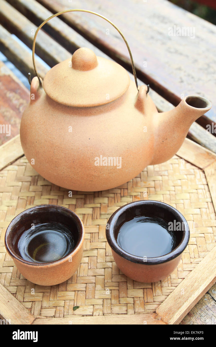 Chinese Tea Set Stock Photo Alamy