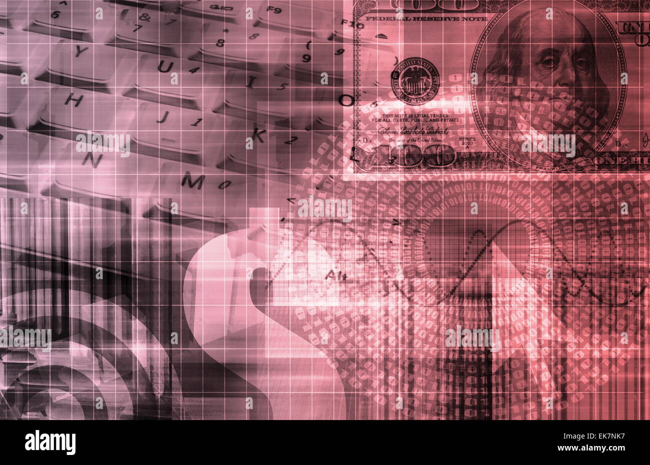 Finance Spreadsheet Tech Graph Stock Photo - Alamy