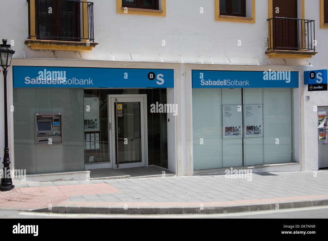 Atm machine banco sabadell bank hires stock photography and images Alamy