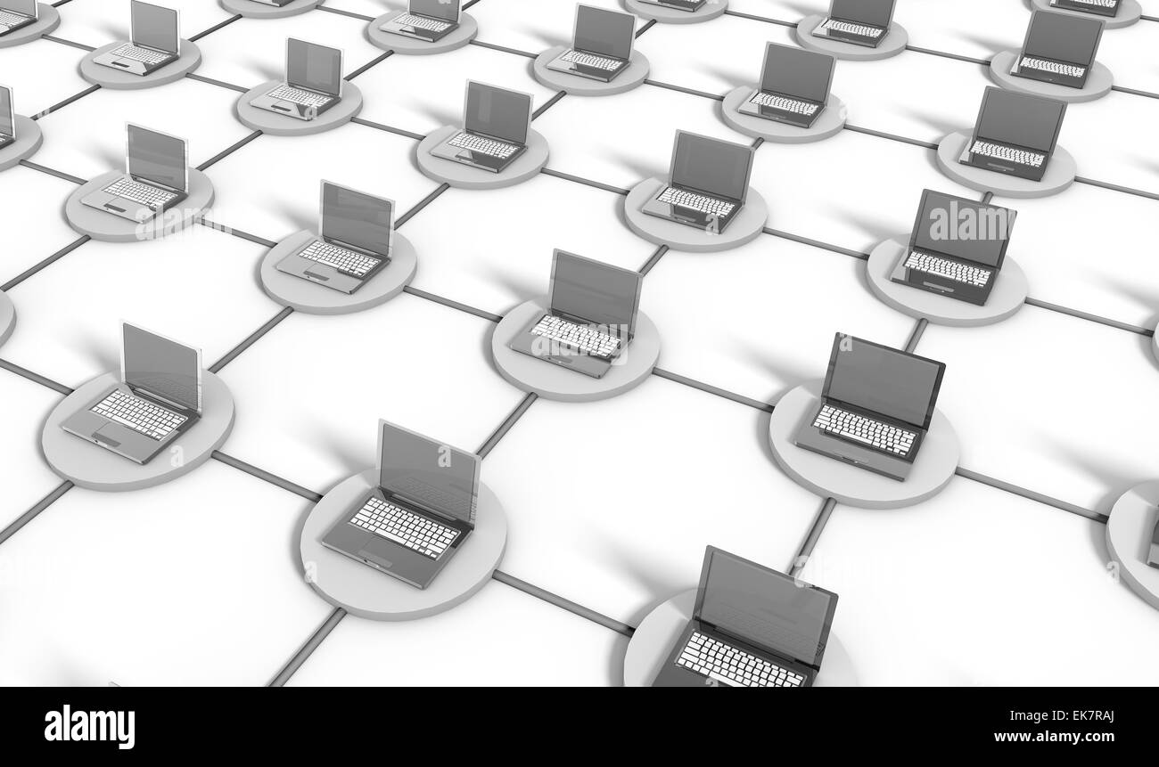 Integrated network Black and White Stock Photos & Images - Alamy