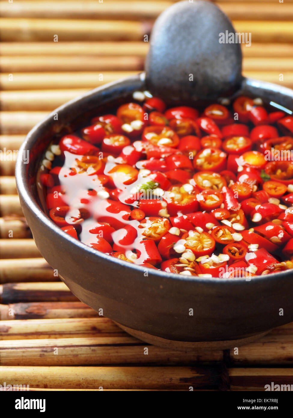 asian hot chili sauce Stock Photo Alamy