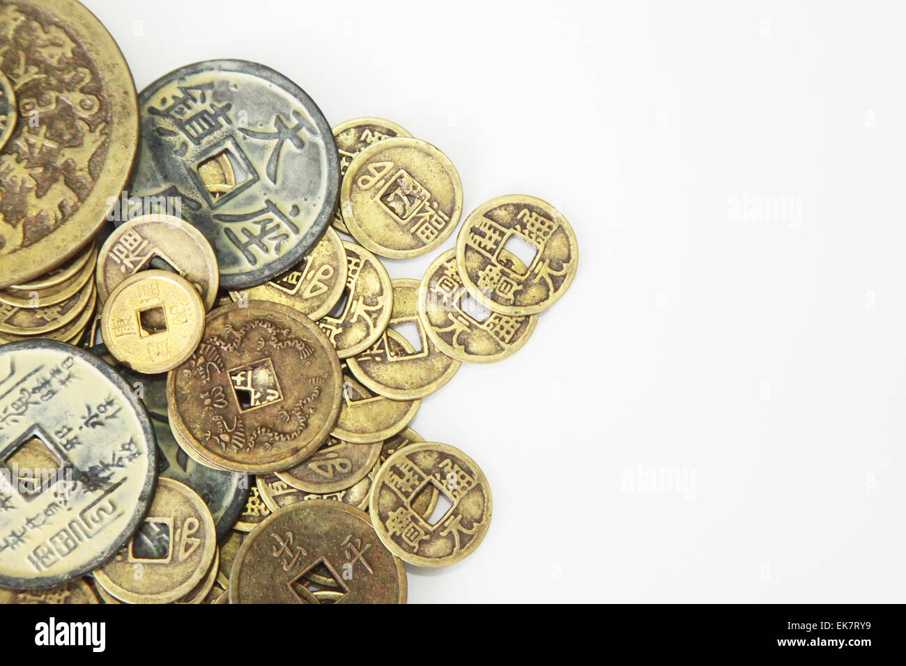 Antique chinese gold coin hi-res stock photography and images - Alamy