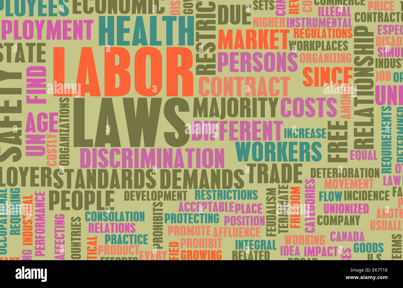 Labor Laws Stock Photo