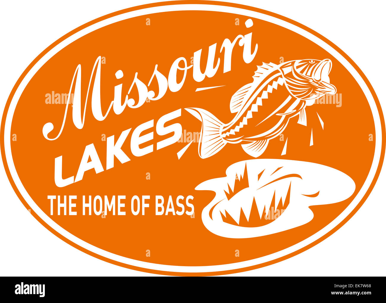 largemouth bass missouri lakes Stock Photo Alamy