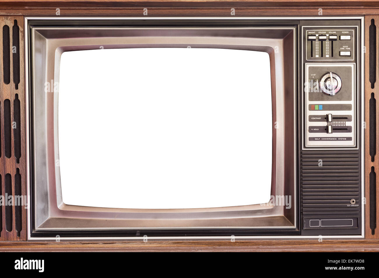 The old TV Stock Photo Alamy