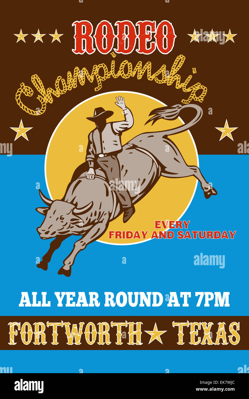 Bull riding fort worth hi-res stock photography and images - Alamy