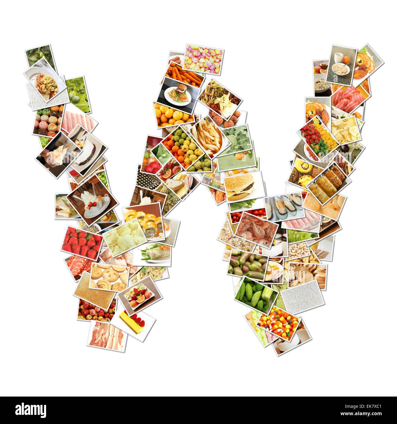 Cartoon letter w Cut Out Stock Images & Pictures - Alamy