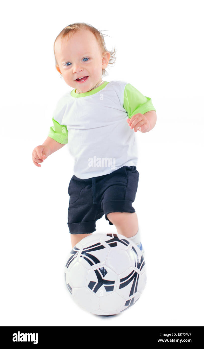 Little football player Stock Photo Alamy