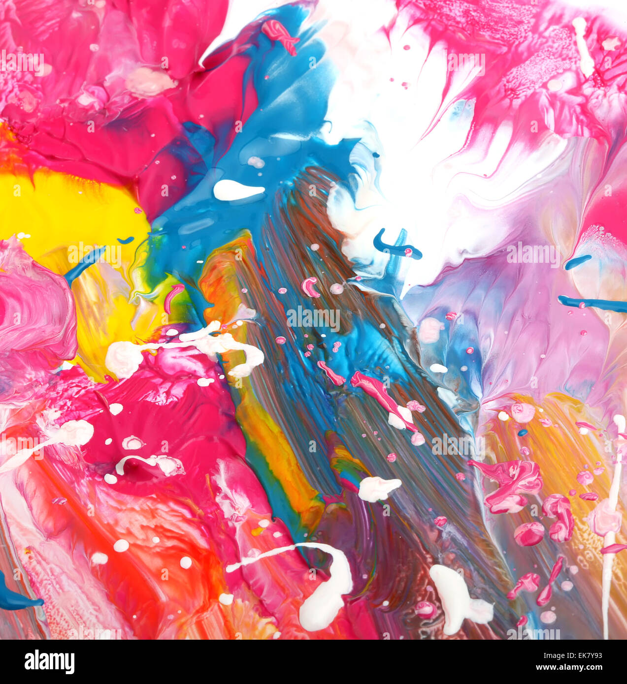 Abstract acrylic hand painted background Stock Photo - Alamy