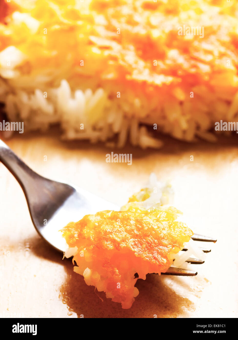 cheese baked rice Stock Photo Alamy