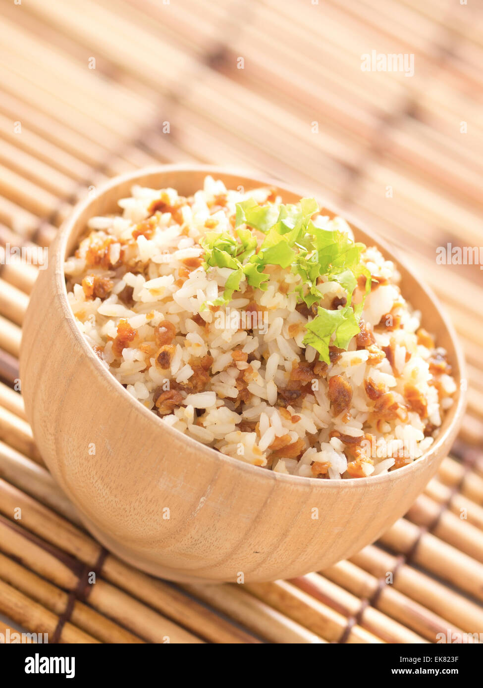 garlic fried rice Stock Photo - Alamy