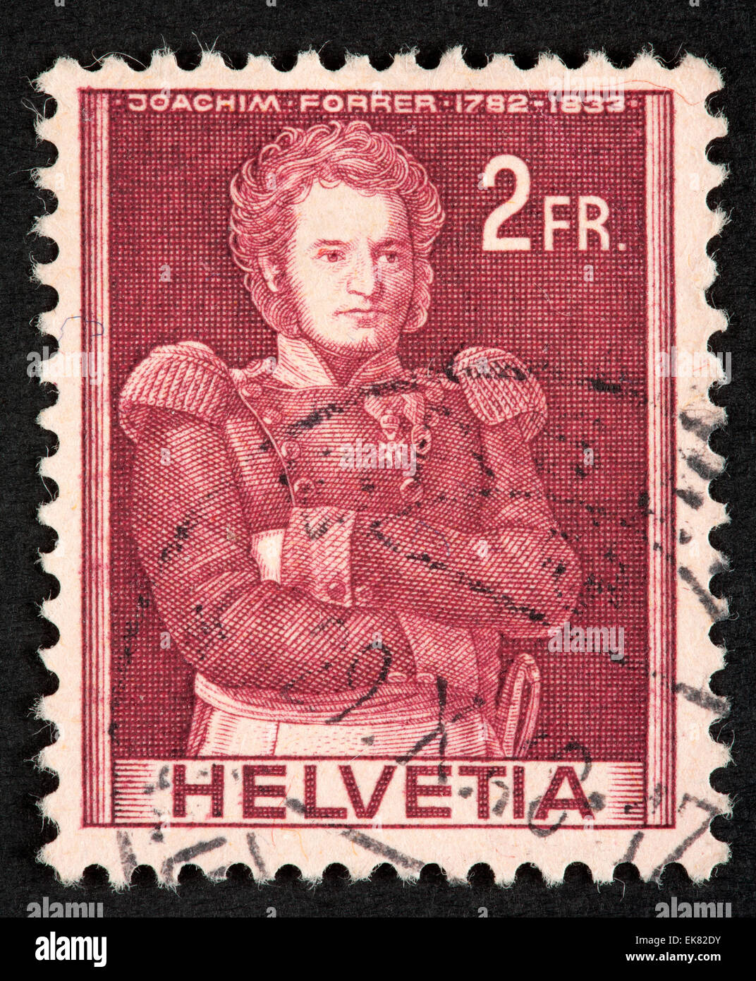 Swiss postage stamp hi-res stock photography and images - Alamy