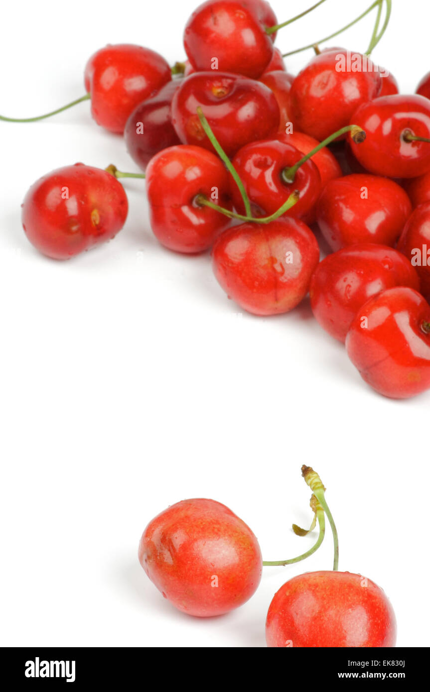 Arrangement of Fresh Ripe Cherry Stock Photo - Alamy