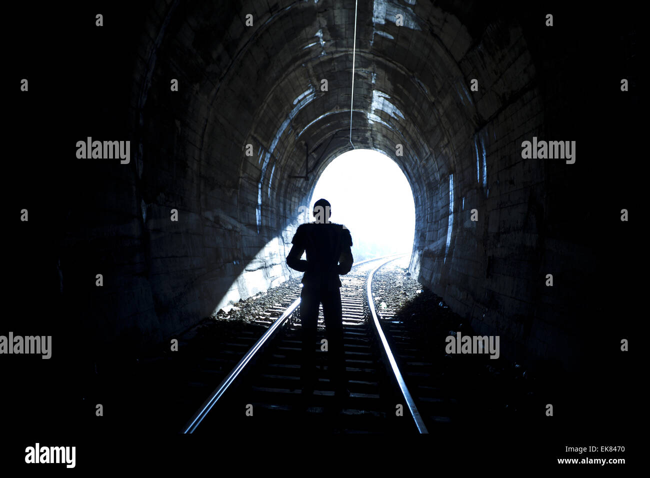 End of Tunnel Stock Photo Alamy