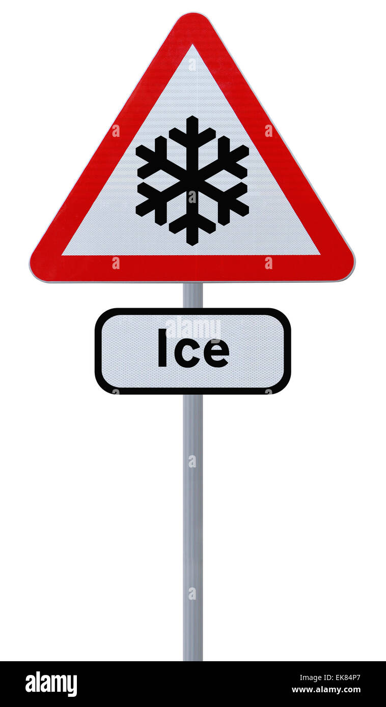 Risk of Ice Ahead Stock Photo - Alamy