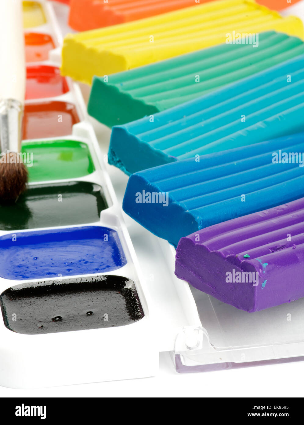 Paint and Clay Stock Photo Alamy