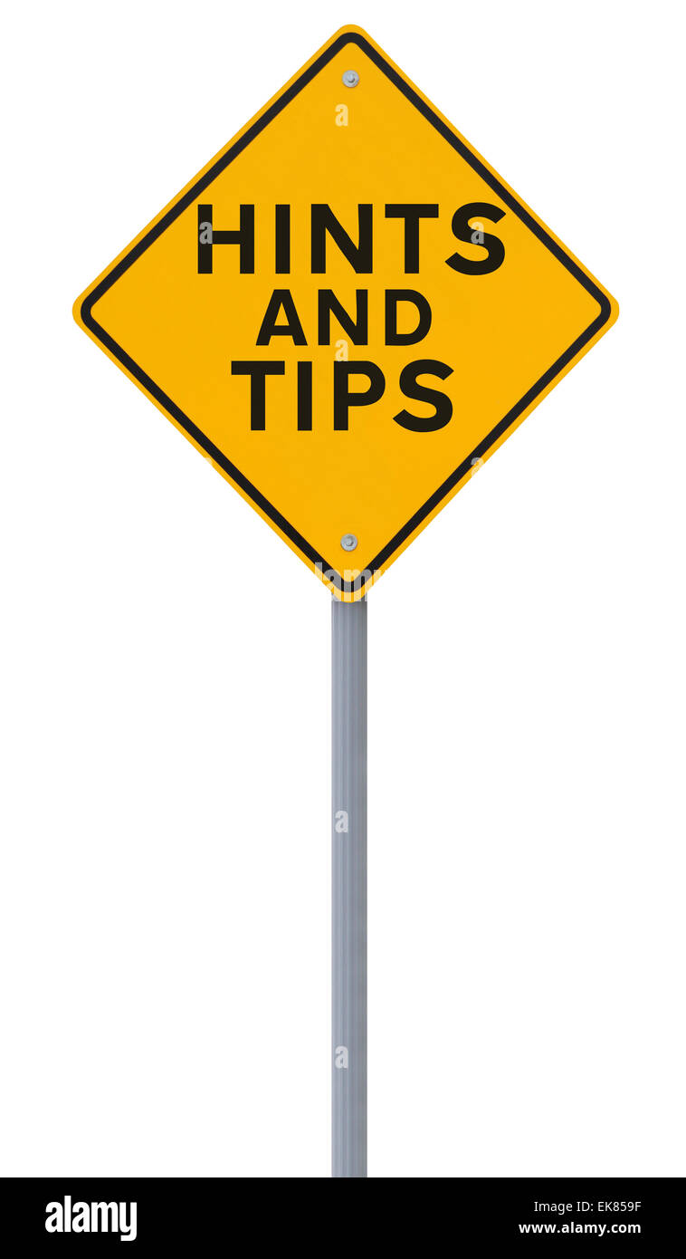 Hints and tips hires stock photography and images Alamy
