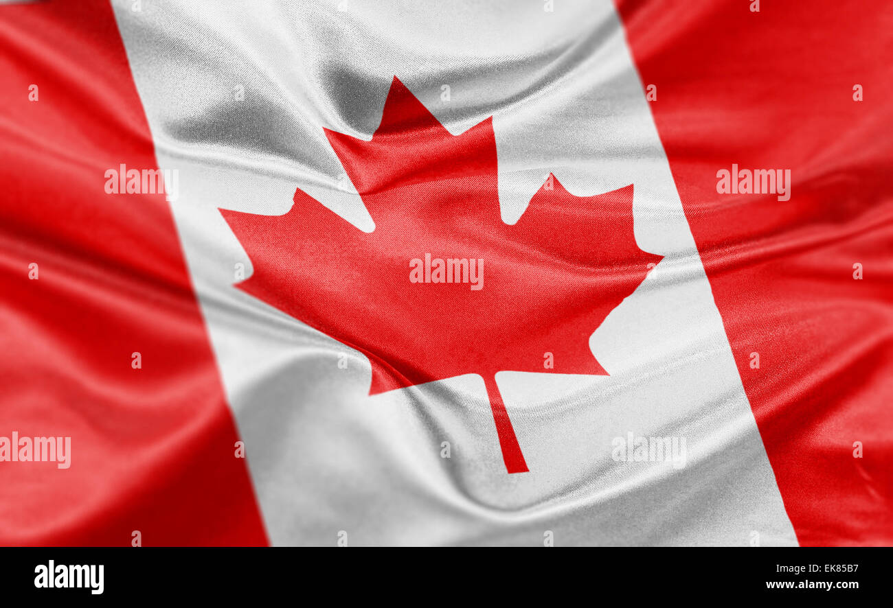 High Resolution Render Of Canada's National Flag Stock Photo - Alamy