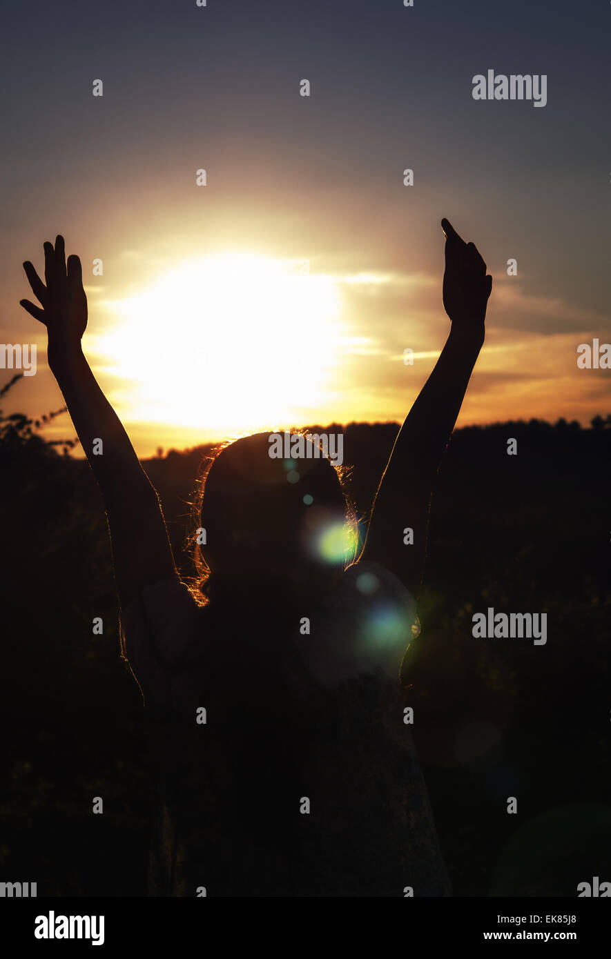 Harmony with nature Stock Photo - Alamy