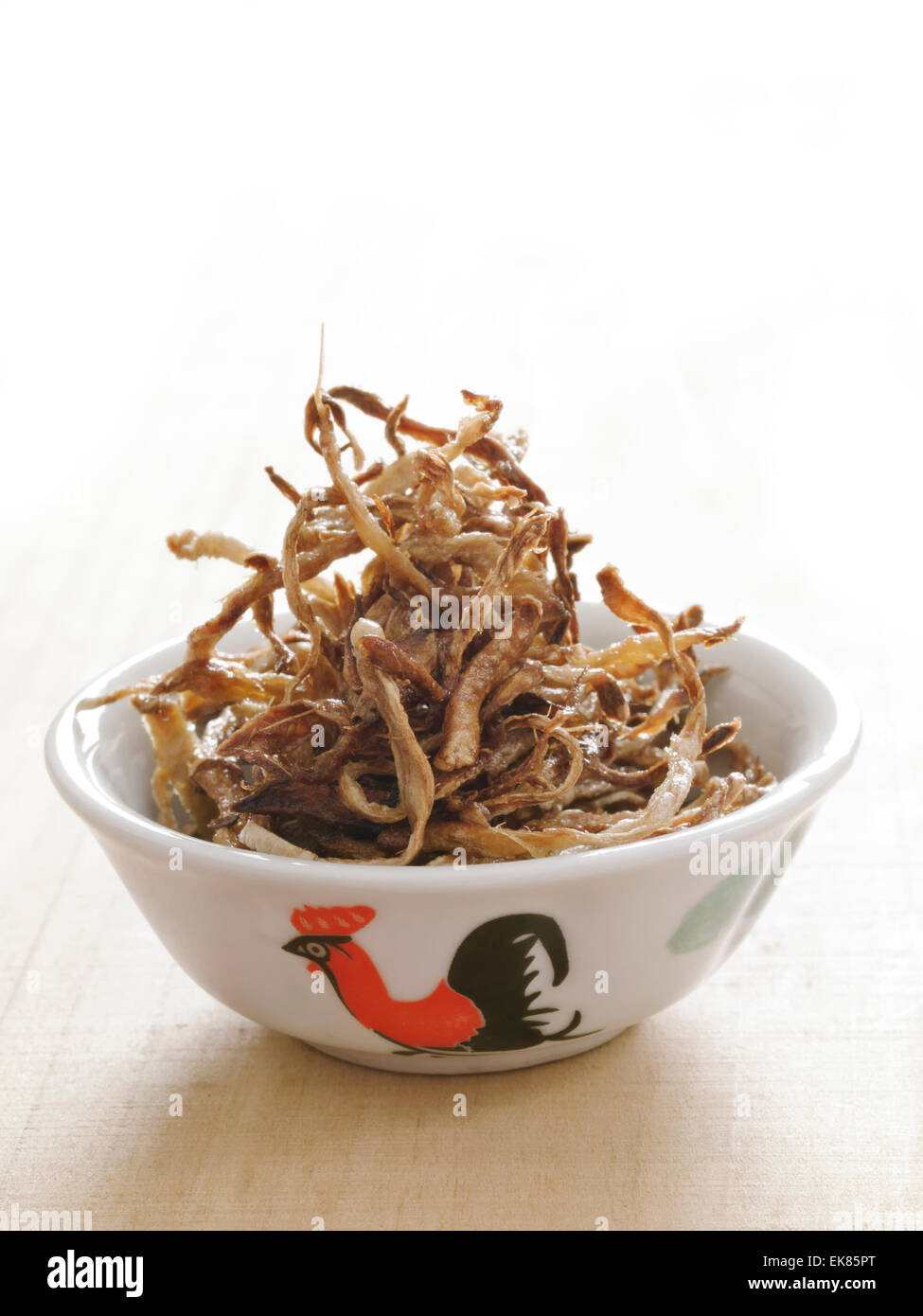 fried julienned ginger Stock Photo Alamy